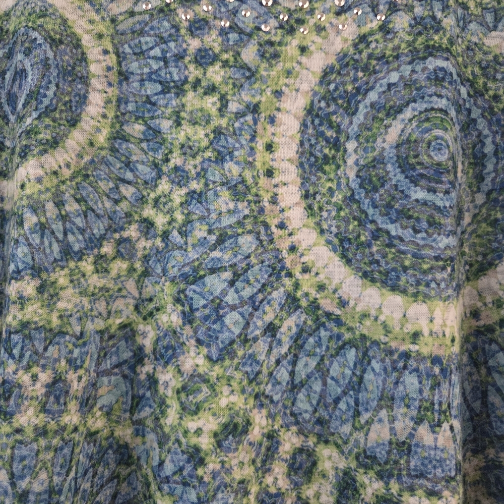 Ruby Road Green And Blue Design Top - Picture 5 of 5